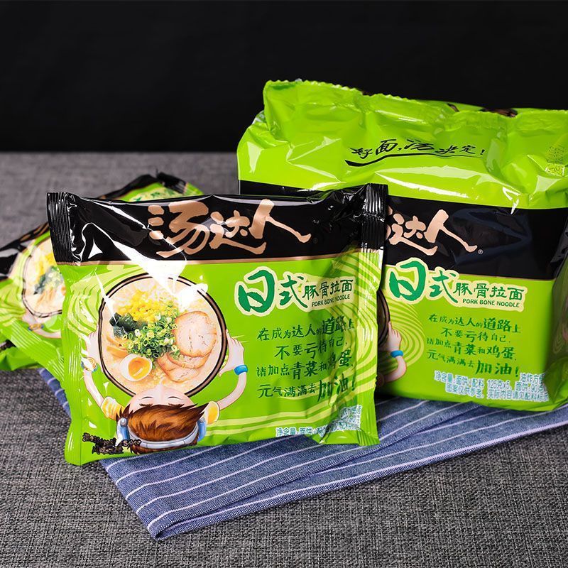 30包整箱批发统一汤达人袋装方便面日式豚骨拉面泡面方便速散批发|undefined