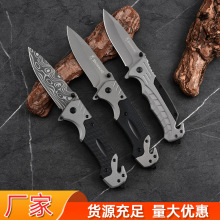 工厂高硬度不锈钢折叠刀便携式野外生存防身战术户外刀锋利水果刀