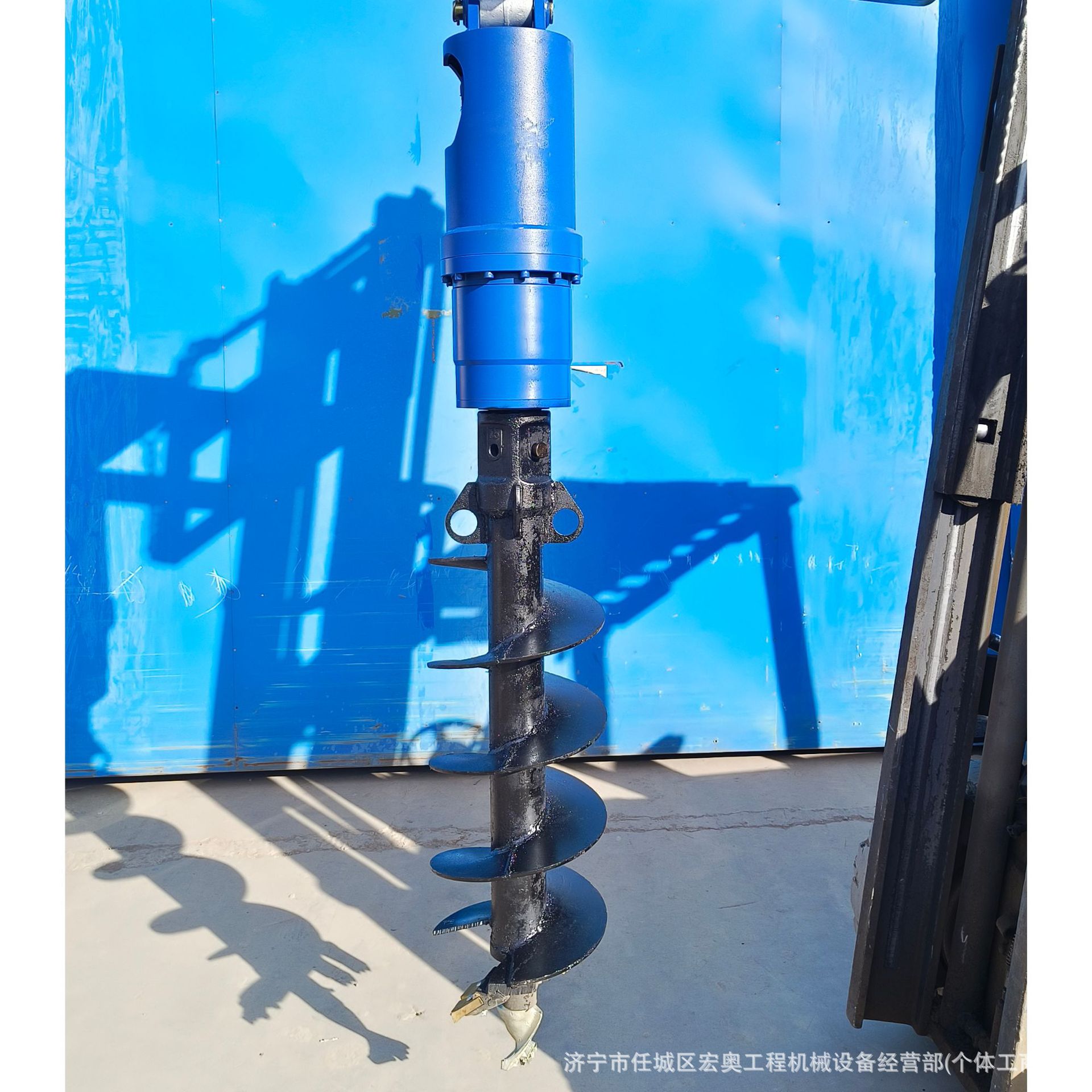 改装螺旋钻钻树坑钻土钻房屋地基孔微挖钻孔机光伏打桩机螺旋钻机