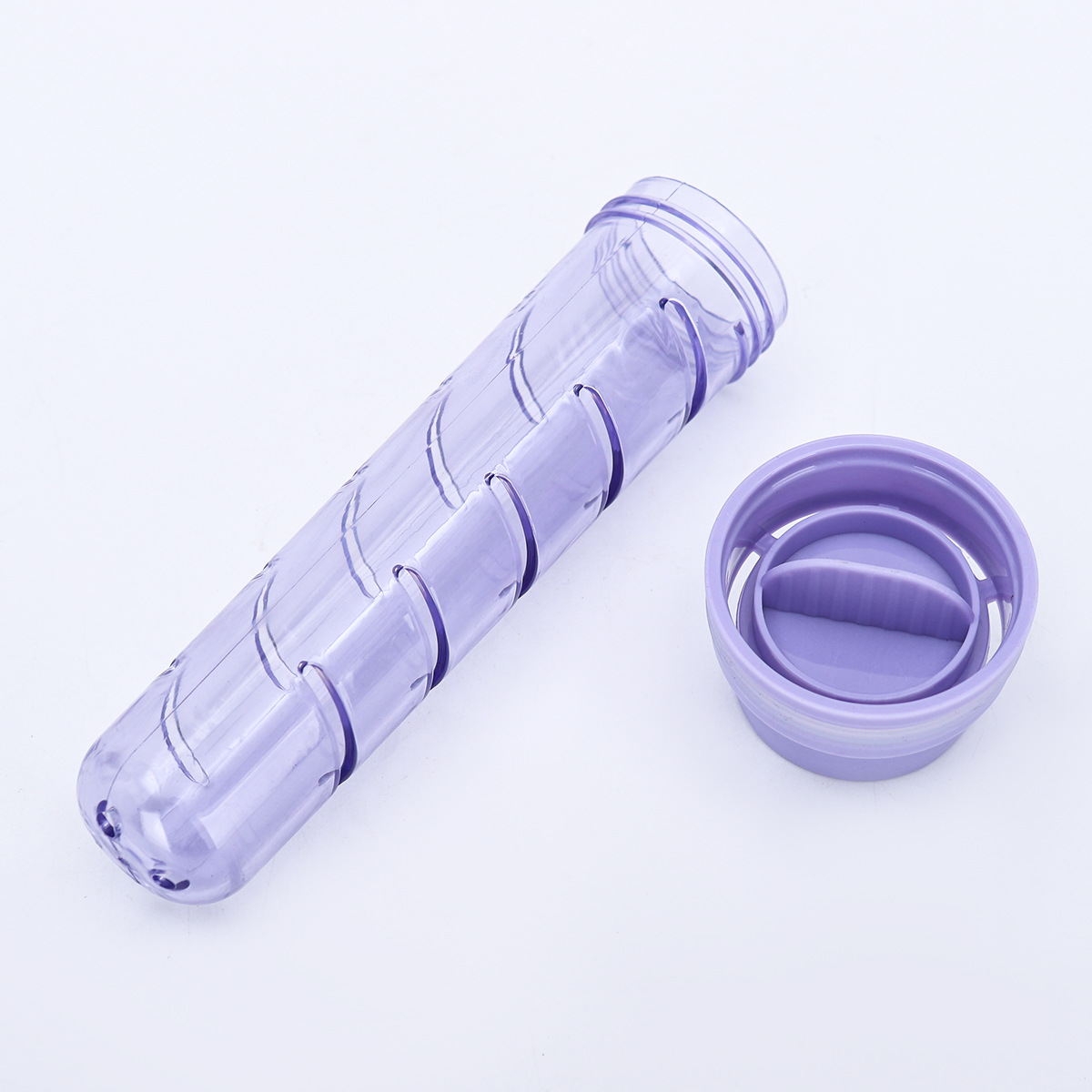 Amazon caliente simple escala taza de agua de plástico de color sólido taza de mano de gran capacidad taza de agua deportiva de bebida directa al aire libre