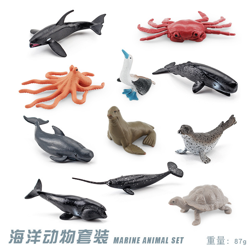 BL-10082 Animal marino 11 piezas Set 87g