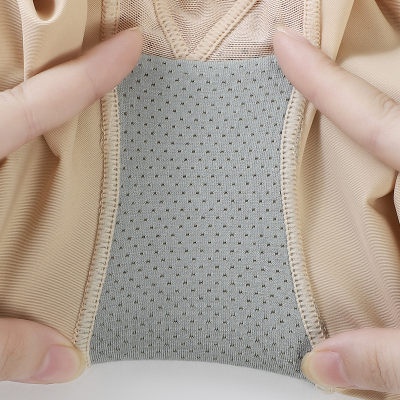 Verano postparto delgada cintura alta corsé vientre que forma los pantalones Levantamiento de cadera cintura corsé cuerpo que forma la ropa interior boxeador de las mujeres pantalones de seguridad