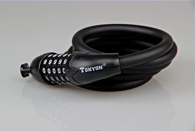 自行車566啞光密碼鎖防盜鎖 山地車死飛車鎖鏈條帶鎖架騎行裝備