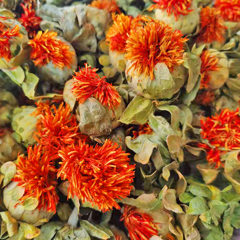 Safflower Hong Hua 500g Dried Flower Tea Grade Xinjiang Carthamus Tinctorius Loose Herbal Tea preparation