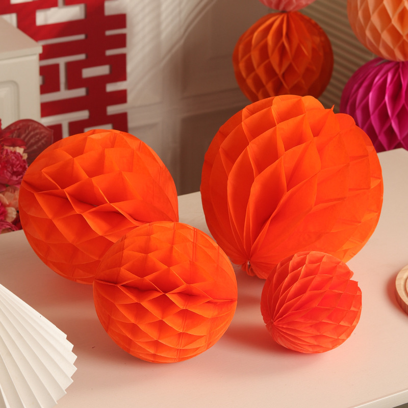 주황색 벌집 공 조합