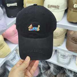 2025新款雪纳瑞小狗刺绣棒球帽女春夏出游韩版百搭显脸小鸭舌帽子