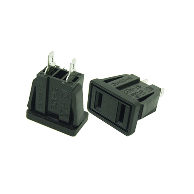 供应15A美规一大孔一小孔125V插座 2位插座 插座配件