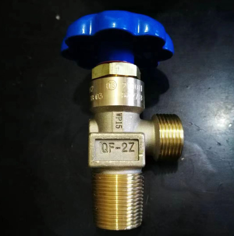 俄罗斯款阀门哈萨克斯坦阀门中亚款蒙古国氧气钢瓶阀门阀头QF-2Z