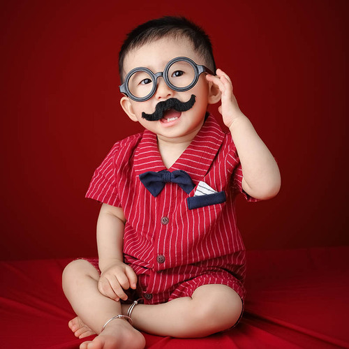 A full-cotton summer short-sleeved unisex baby onesie, English-style baby harrier, baby crawling suit, one piece for dropshipping.