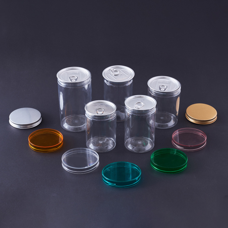 现货出售 pet透明罐 蜂蜜塑料罐 茶叶罐子 量大从优