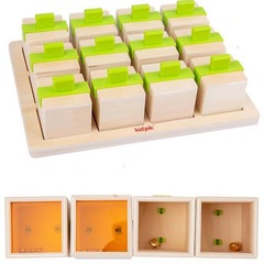 新しい kidpik 子供のフレンドリーなサウンドゲームボックスモンテッソーリ赤ちゃん感覚重量科学と教育サポートベルビルディングブロック音楽