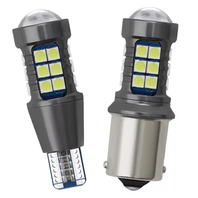 T15 T20 1156 1157 3030 27SMD Car LED Reverse Light Brake Light Turn Signal Light (Dönmə işıqları) - white-long-lasting-1156-180-degrees-ba15s-py21w