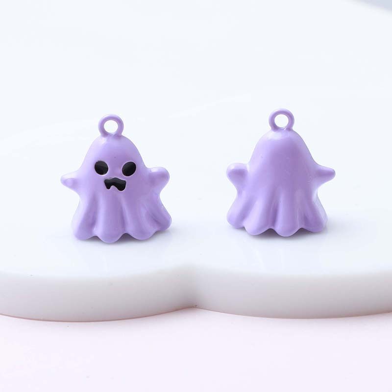 新款可爱风合金小幽灵万圣节阿飘挂件DIY饰品手链项链串珠配件|undefined