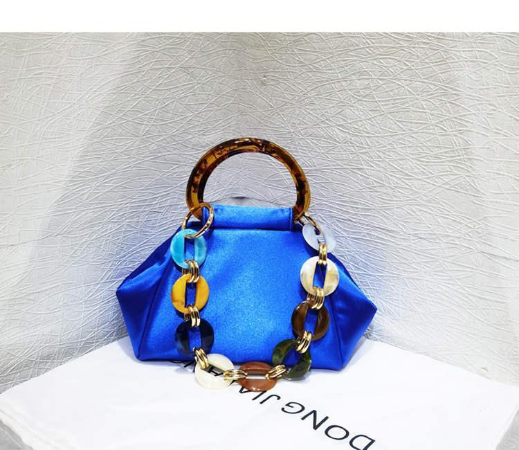 Women's Nylon Solid Color Vintage Style Classic Style Square Zipper Dome Bag display picture 6