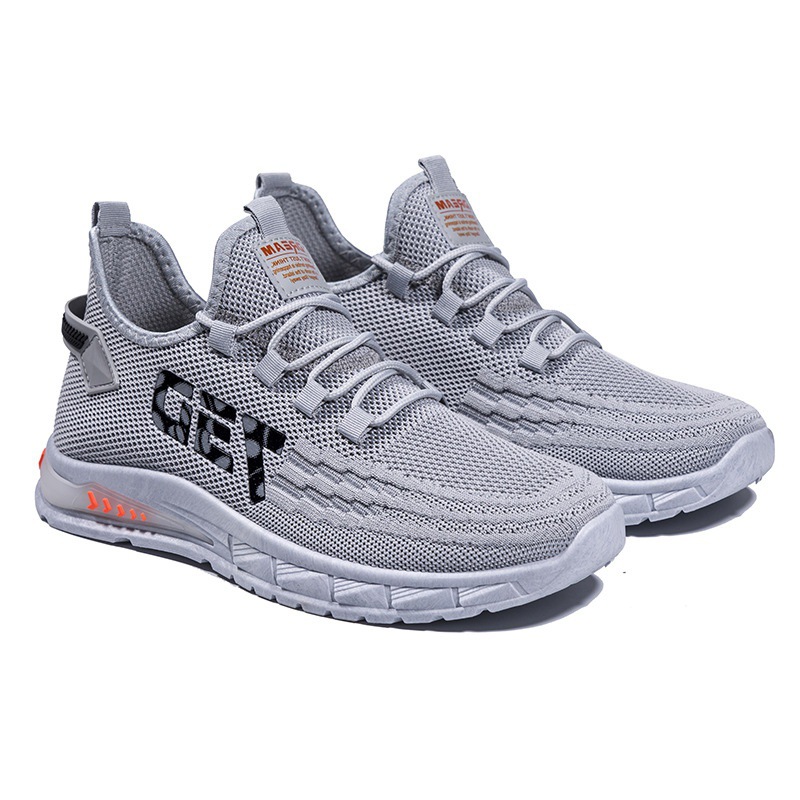 45464748 Large Men's Shoes Thin Single Layer Flyknit Mesh Breathable Sports and Leisure_voghion.com