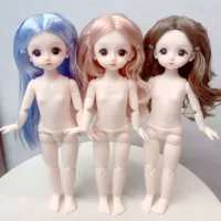 30cm Кукла, 6 очков, BJD, 3D, настоящие глаза, накладные ресницы, кукла, кукла, обнаженное тело ребенка, 26 суставов, женская игрушка, принцесса