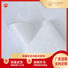 直铺平纹水刺无纺布 洗脸巾湿巾 水刺无纺布 无纺布卷材 厂家直销