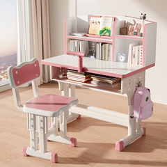 Learning Desk Home Bedroom Unisex Writing Desk Book Desk Chair Set for Students Children Study Desk with Height Adjustment Classroom Desk