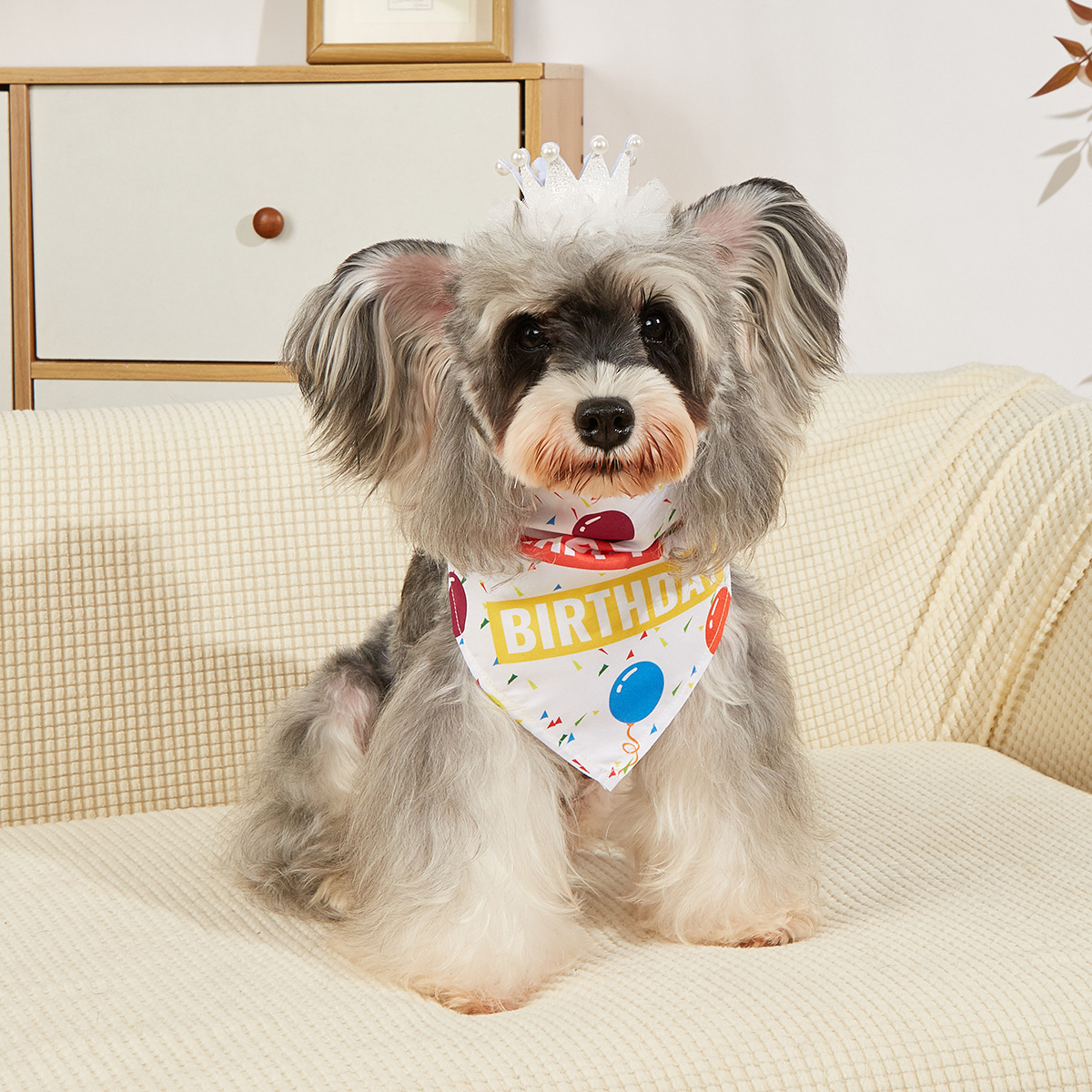 TANPOPO nuevo sombrero de cumpleaños para perros de estilo ins de alta calidad sombrero de fiesta para perros y gatos
