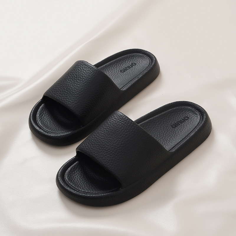 Zapatillas de verano para mujeres 2025 nuevas parejas en el hogar baño antideslizante baño no olor a pies zapatillas frías para hombres