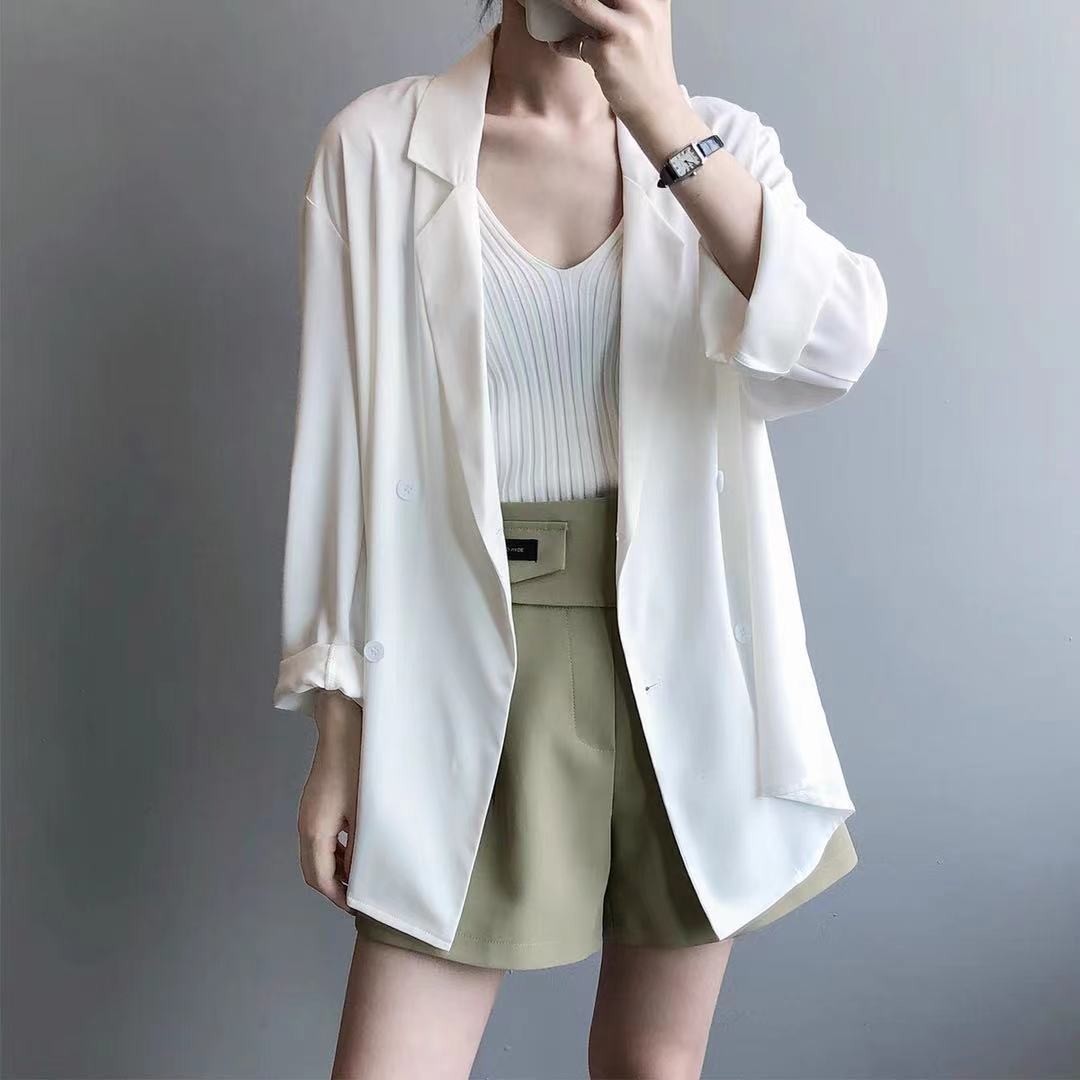 Women's Coat Long Sleeve Blazers Elegant Solid Color display picture 8