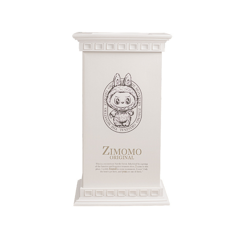 LABUBU収納ボックス ZIMOMO ローマ柱 大天使 アクリルディスプレイボックス 透明 輸出品質 おもちゃ|undefined