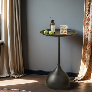 Floor Tray Side Table Cream Style Creative Wrought Iron Corner Table Household Small Apartment Sofa Small Side Table Living Room Small Coffee Table