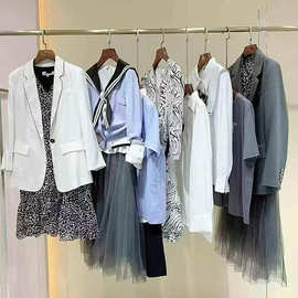 秋水咿人撤柜25春高端品牌尾/货女装批发走份 一线品牌直播间专柜