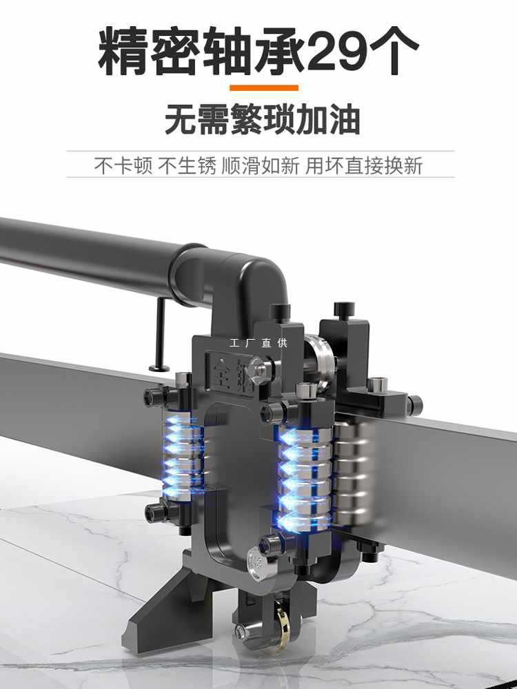 6E3X瓷砖切割机手动推刀拉划刀激光高精度切瓷砖贴地砖推拉刀