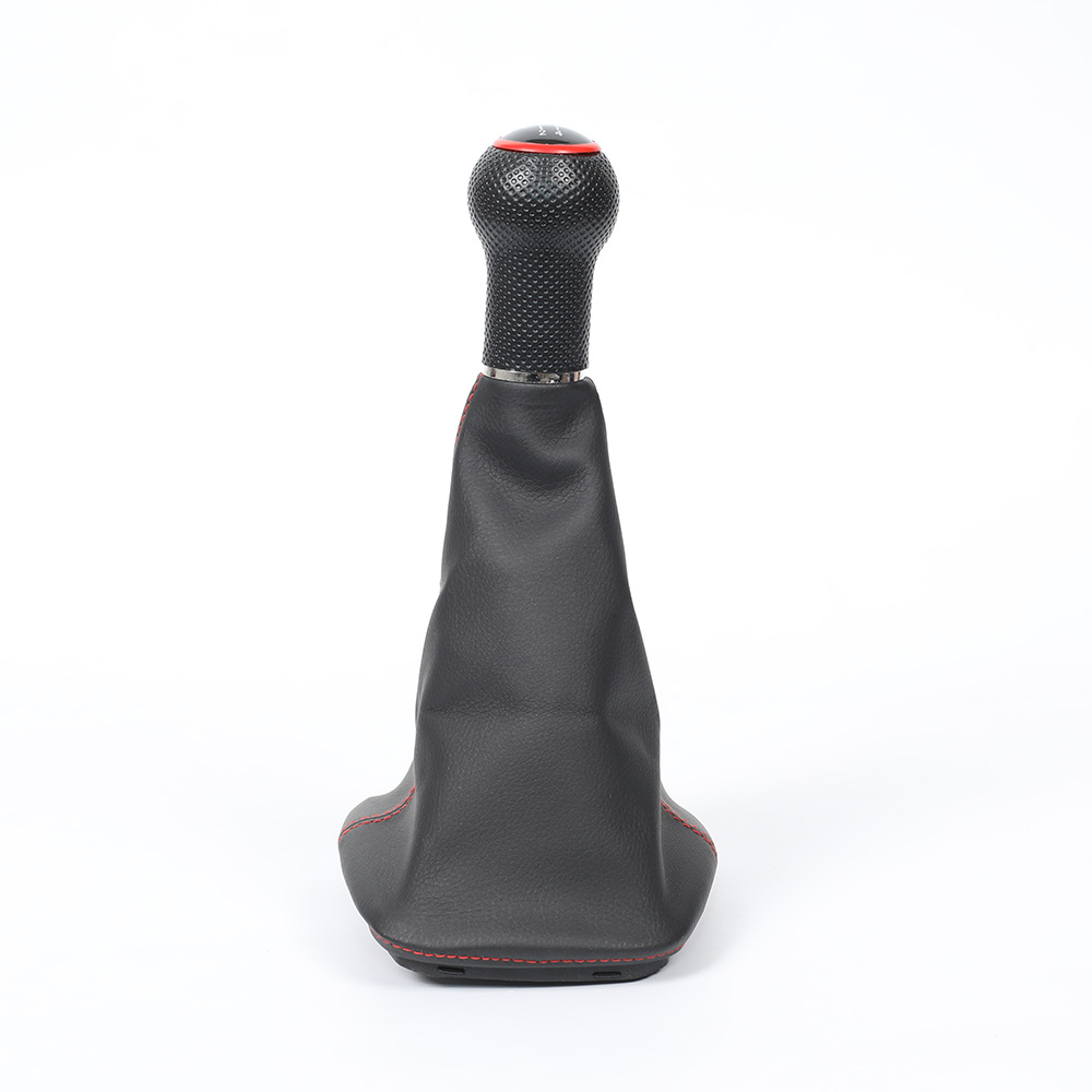 Adecuado para Volkswagen Golf 4 coche Cambio de engranaje cabeza línea roja traje a prueba de polvo cambio balonmano palanca de cambios Ropa Accesorios