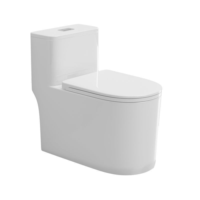Nuevo inodoro de cerámica para el hogar, tanque de agua corto súper remolino, a prueba de salpicaduras, anticongelante y agrietado, sin labios, inodoro de una pieza de belleza norte-sur