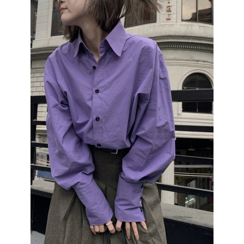 Design purple shirt
