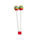 Rainbow Lollipop Drum Hammer Orff Percussion Tambourine Plastic Woodhammer Drum Drum Hammer Children's Early Education Teaching Aware