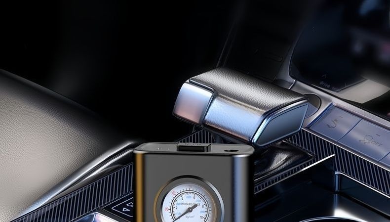 Rechargeable electric car air pump, fully automatic air pump, high-power portable car air pump