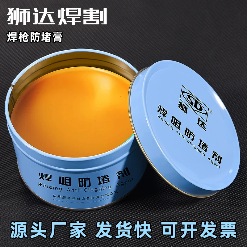 Паста Lishida против засорения сварочных сопел, средство против засорения для сварочных пистолетов MIG/MAG, масло для контактных наконечников сварочных аппаратов MIG/MAG, масло против засорения, емкость 200 г.