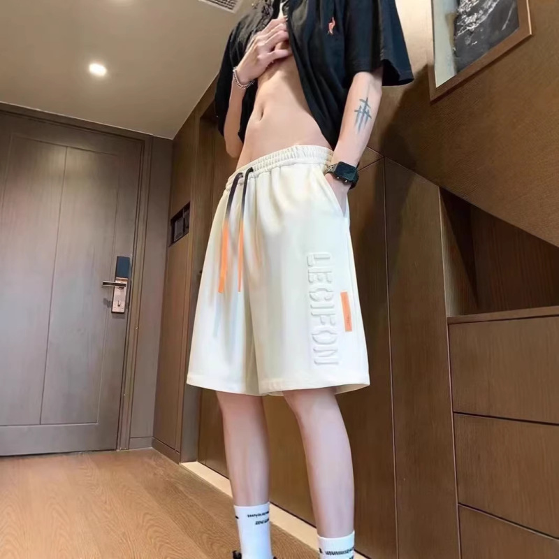 Summer Trendy Versatile Ice Silk Breathable Shorts for Men, High-End Casual Five-Point Casual Pants, Loose Sports Mid-Length Pants
