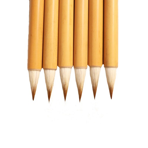 Wholesale chicken spacing small regular script brush and hair brush for beginners Erwang Xiaoxing cursive spectrum small medium short peak garlic brush