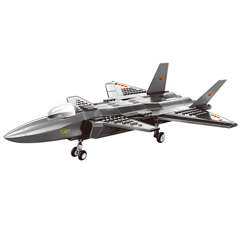 Wange pequeños gránulos juguetes educativos ensamblados toys niños de 6-12 años militares de combate aviones modelo bloques de construcción