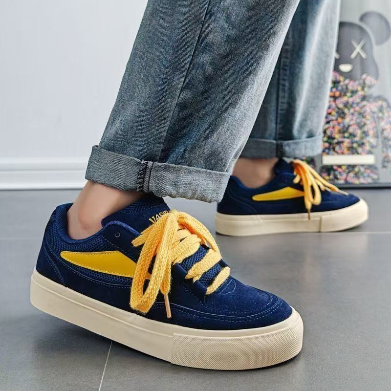 Zapatos retro estadounidenses de moda para hombres, primavera y otoño, nuevos estudiantes, zapatos de skate, zapatos deportivos casuales de moda para hombres, zapatos de skate image 1