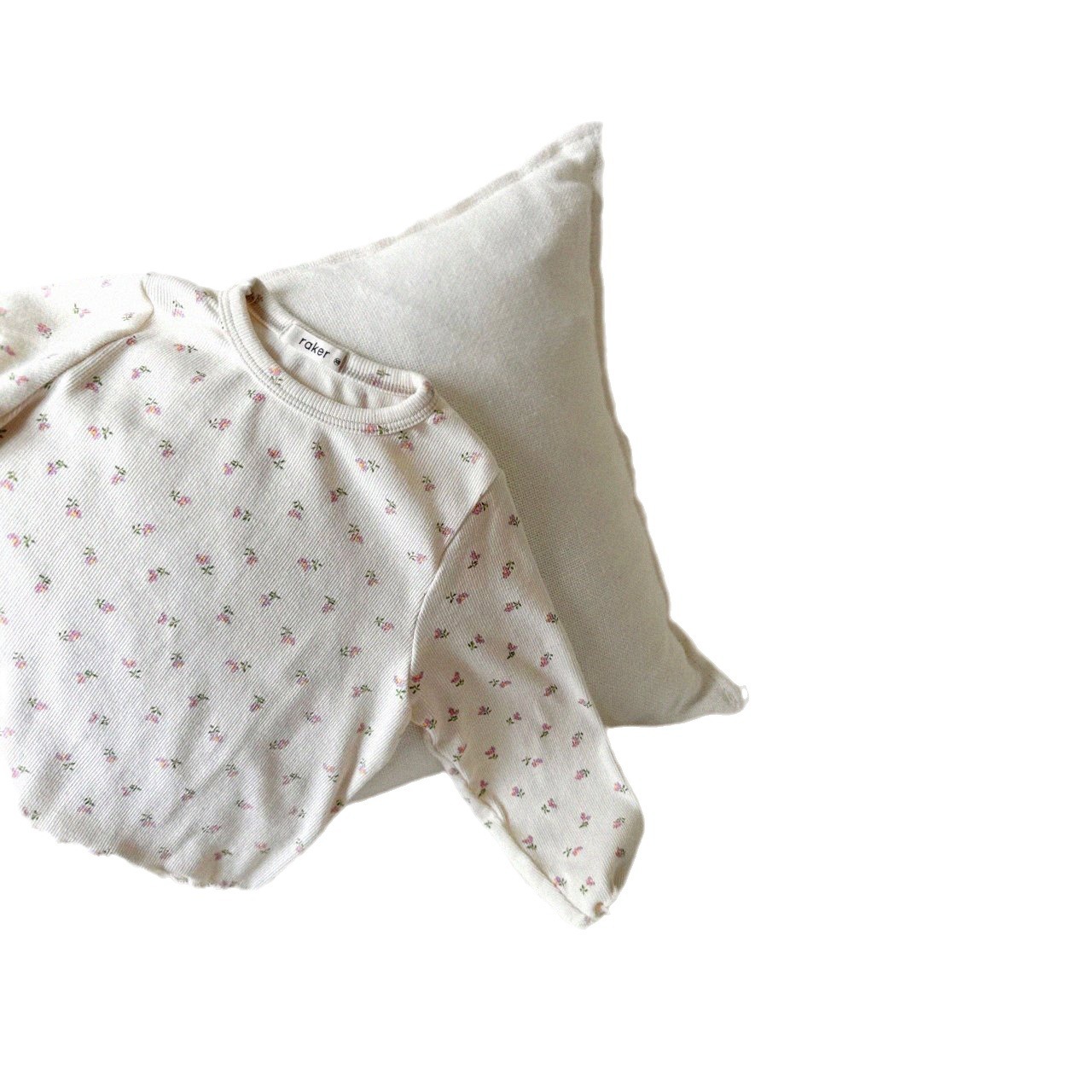 Camiseta de base de flores de otoño para niñas ropa infantil coreana ropa de otoño ropa de bebé camiseta de manga larga de otoño image 5