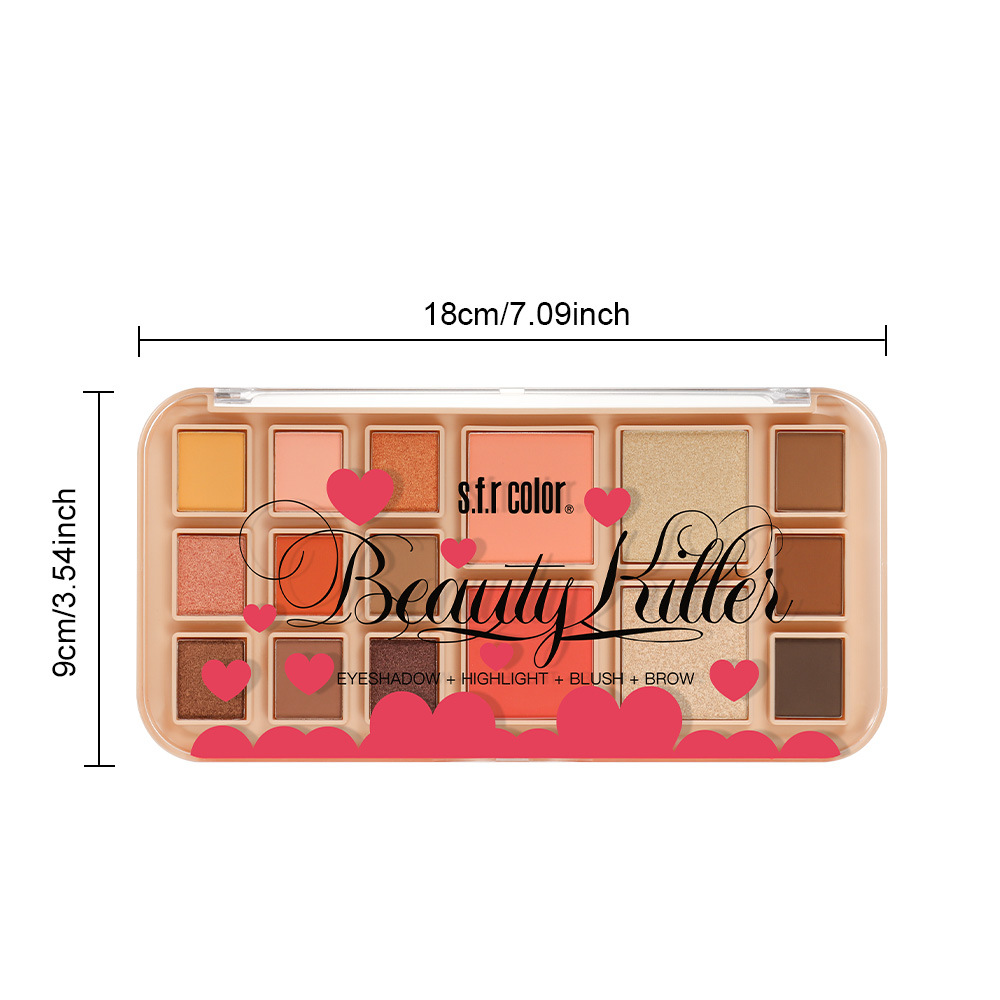 s.f.r. eye shadow blush highlight all-in - one hold maquillaje crecimiento de color perlado mate brillante eye shadow maquillaje de belleza transfronterizo