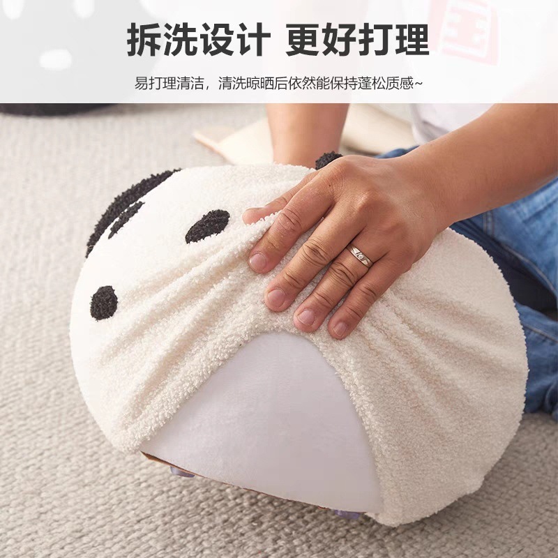 玄関用靴交換スツール、家庭用玄関、靴履き用スツール、シンプルなソファクッション、リビングルーム用ソフトバッグ、ロースツール|undefined