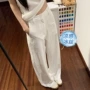 大码高腰薄款松弛棉麻裤