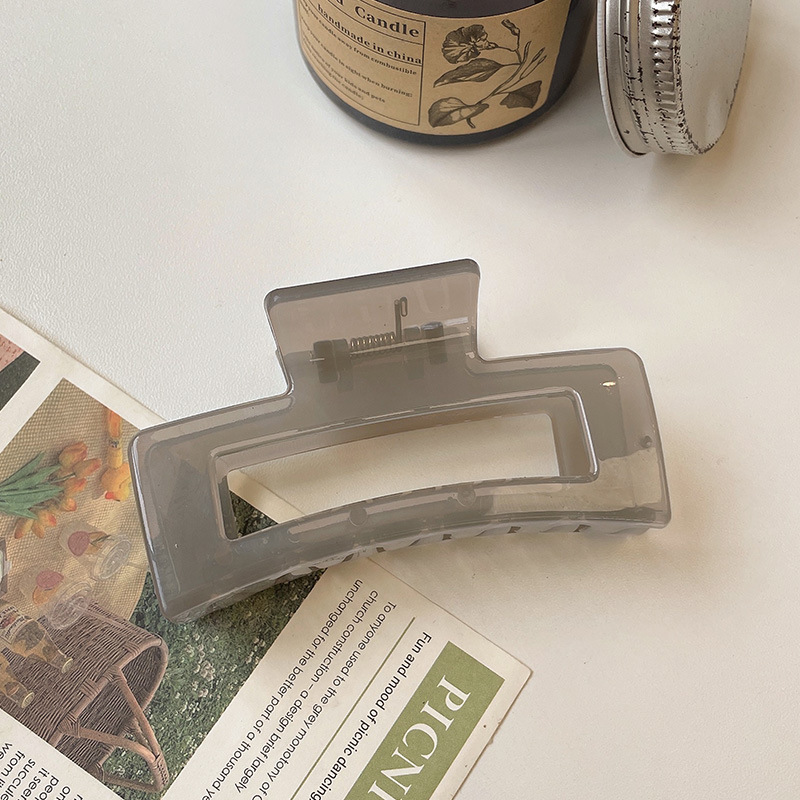 13cm Volumen de pelo clip de tiburón grande clip de pelo cuadrado de nuevo cabeza clip de pelo tocado updo clip de pelo chica