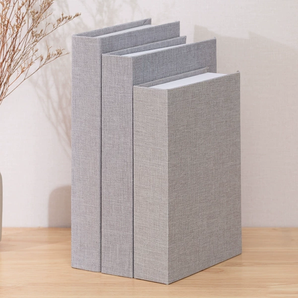 Linen light gray single book