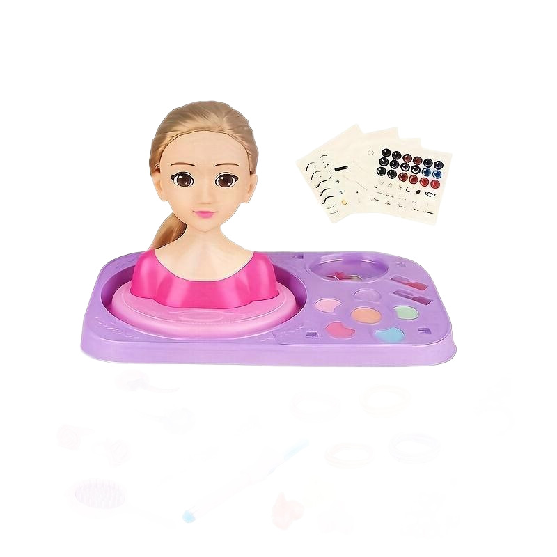 Fábrica de suministro de maquillaje para niños en casa maquillaje juguetes de peluquería para niñas vestido modelado muñeca set juguetes