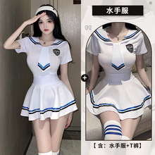 夜迷漫新款制服诱惑学生装角色扮演表演服水手服情趣一件批发A181