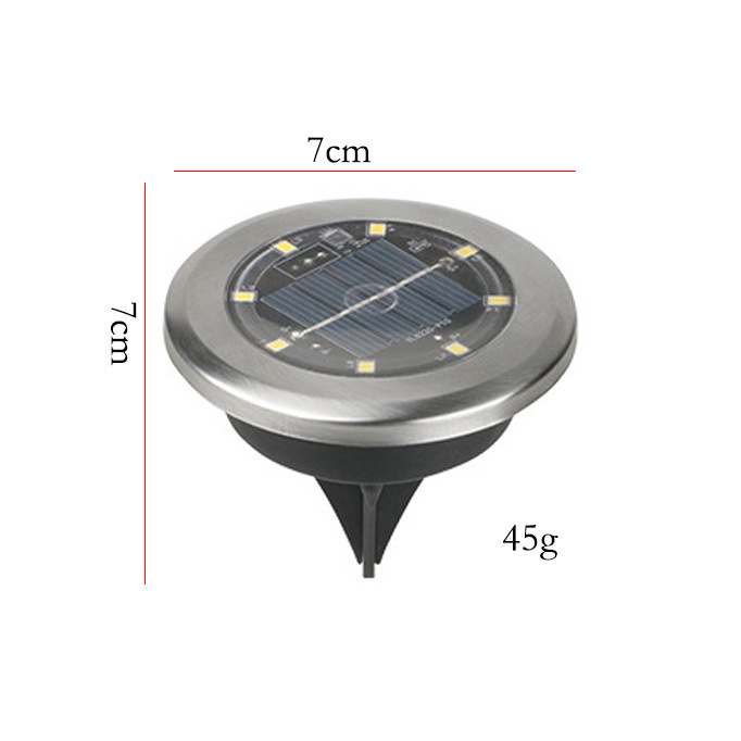 태양광 지하등 백색광(7cm)