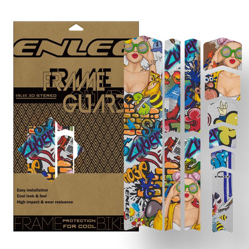 ENLEE bicycle protective film mountain bike 3M sticker frame color change Film road car thickened PVC full car film