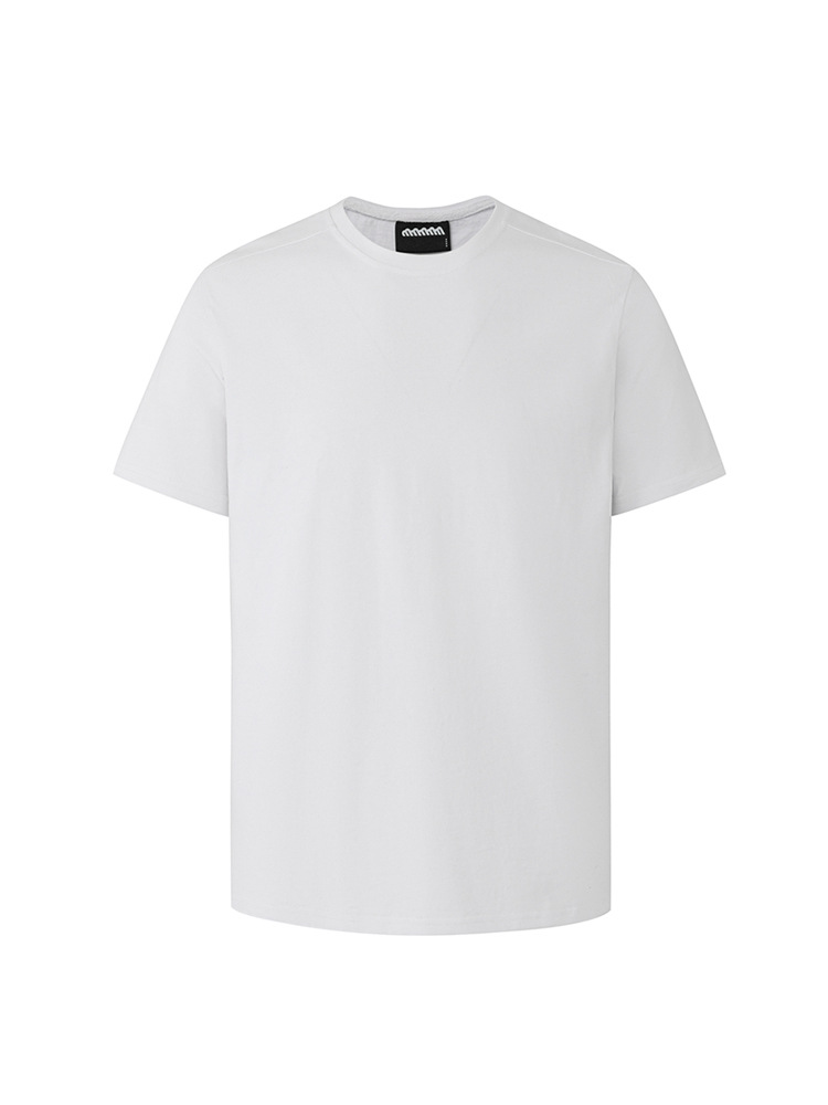 MYQシンプルカジュアル半袖tシャツ男性夏のゆるい丸首半袖韓国版トレンドCleanfit着用